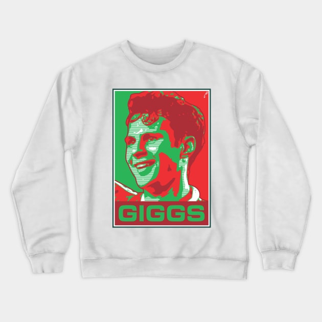 Giggs - WALES Crewneck Sweatshirt by DAFTFISH